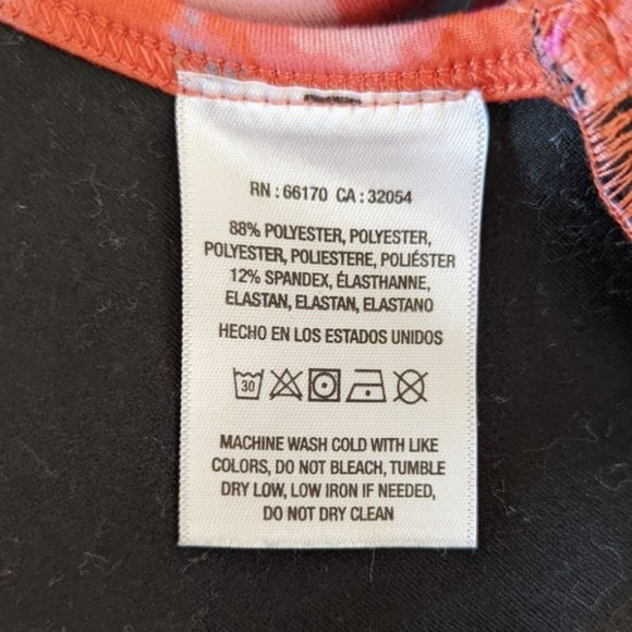 Anthropologie Pink and Purple Abstract Leggings Set - Picture 12 of 12